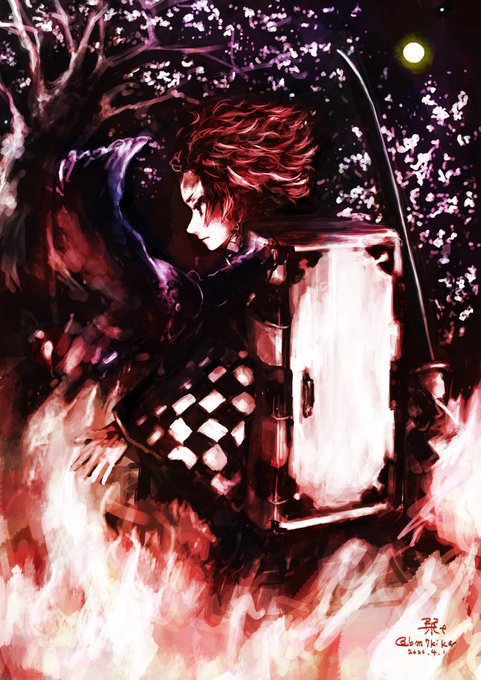 うじうさんがTwitterに投稿した竈門炭治郎(鬼滅の刃)のイラスト。