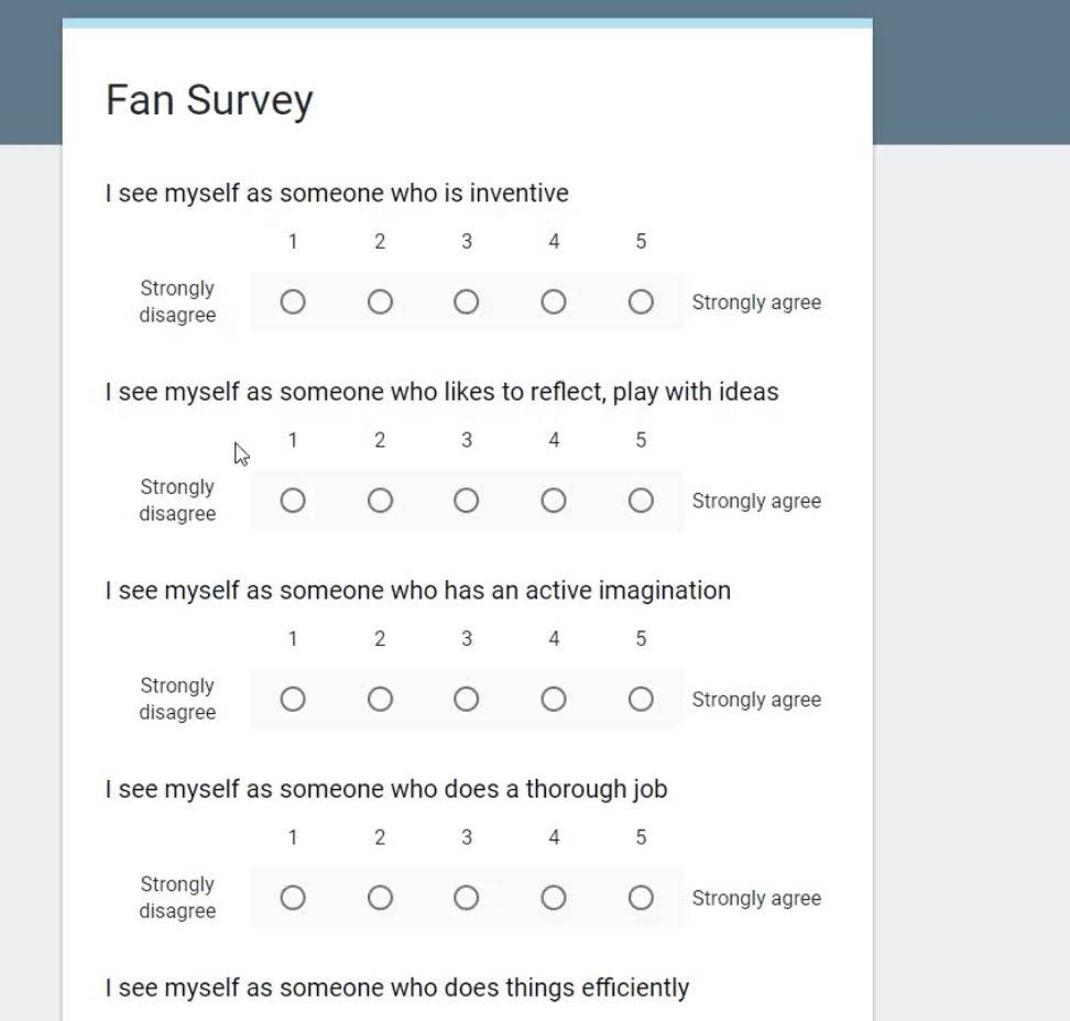 tash⁷ on Twitter: "Unlike the rest of you, I actually keep receipts of things and for one thing the "scandalous" questionnaire you harp about had one (1) question abt mental health