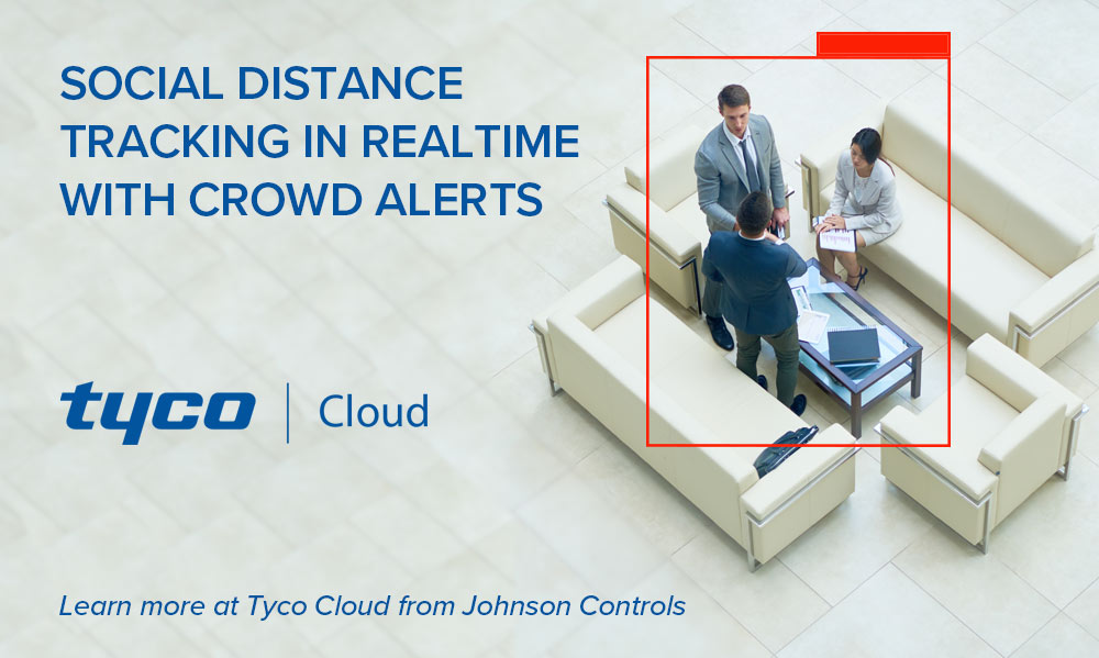 Tyco Cloud social distance intelligence technologies help make our customer's world a safer place. Learn more about Tyco Cloud at lnkd.in/e4ubez6 #TycoCloud #JohnsonControls