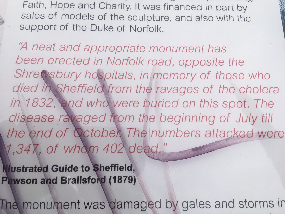 Lockdown day 9. Sheffield's Cholera Monument and Clay Wood. Reminders from another age: what matters in a public health crisis is not only how we cope during it, but also how we remember it, and what we change as a consequence.