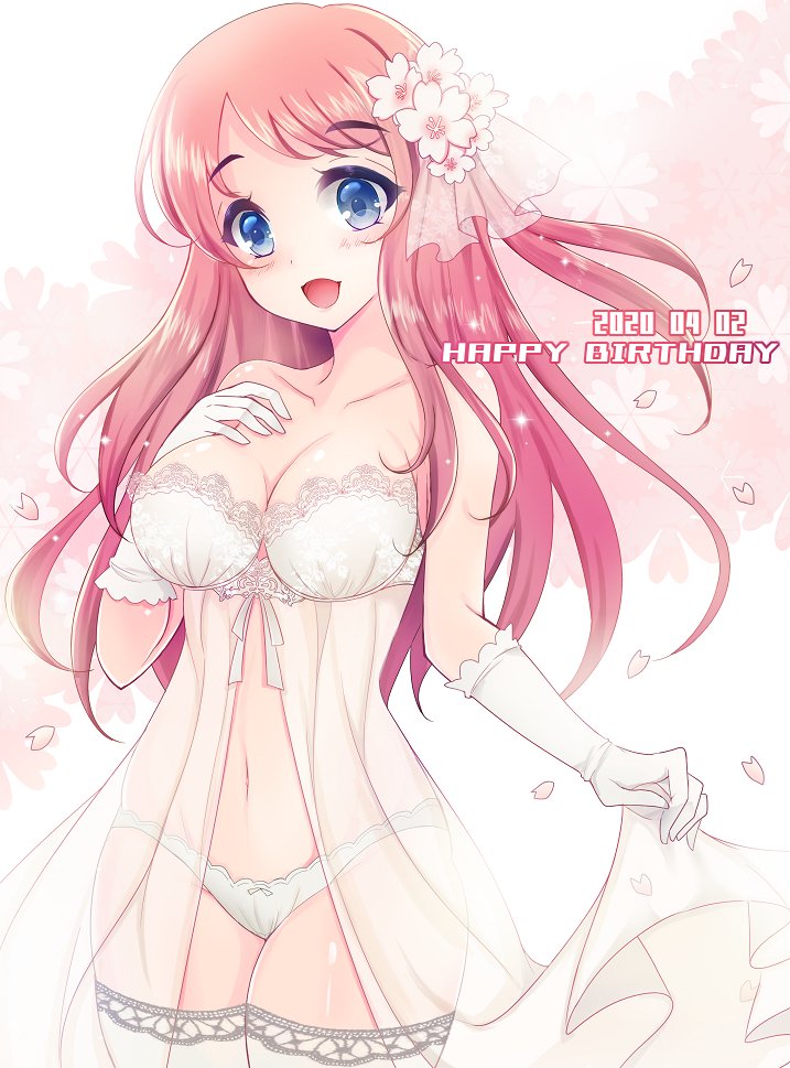 源さくら 「Happy birthday🌸
#源さくら生誕祭2020 
#ゾンビランドサガ」|てりむく🐦プリステ29R娘88フクキタル合同誌のイラスト