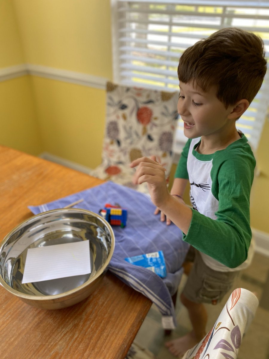 TaraMandeAOES's tweet photo. We’re working on some sink/float explorations this morning. We wanted to share the pictures with you @MissTreiber! #angeloakes https://t.co/xjOFvMKRoe