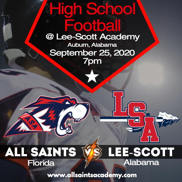 AllSaints_FL's tweet photo. Our football team will travel to Alabama in September to play @LeeScottAcademy!  This is an excellent opportunity for the team to build on their success and experience a big game with a big audience.  Students will also get to visit some college programs during the trip! https://t.co/NuSnvPIx9I