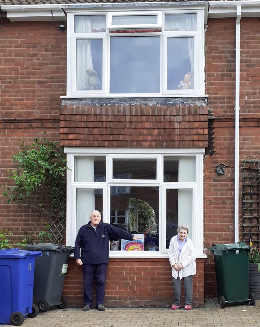 Lou_eba's tweet photo. Alice has checked Great Grandma and Great Grandad are now set up with their rainbow and teddies too! @KSInfants https://t.co/JGD9MXgbVe