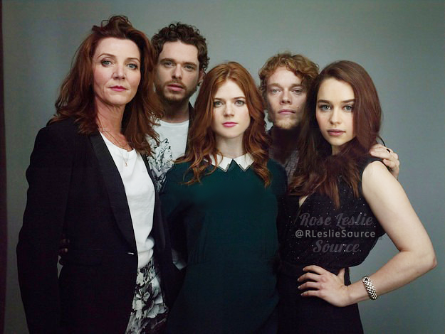 Emilia Clarke And Rose Leslie