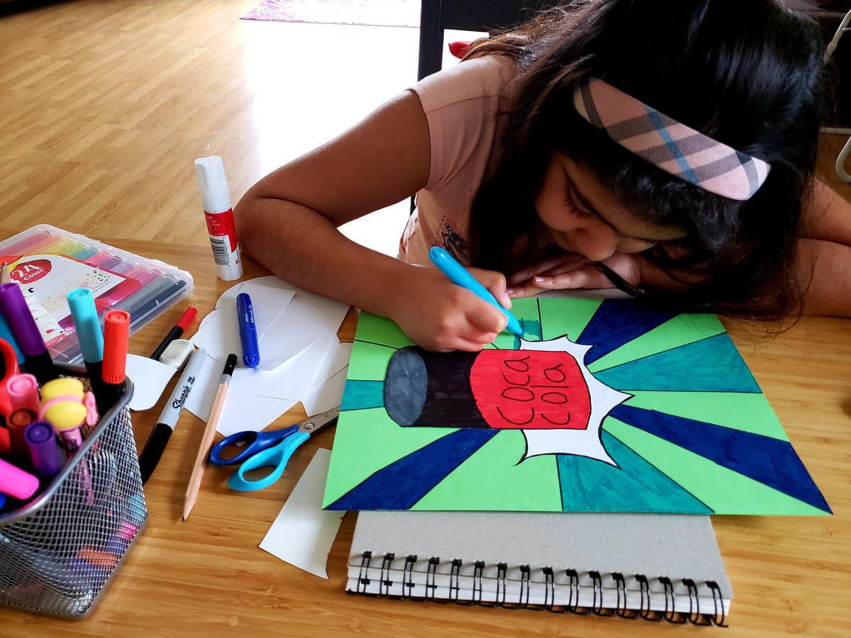 BlankCanvasesTO's tweet photo. Keep your kids cratively engaged at home while  Social Distancing with our Live Online Art Classes.
Using everyday materials easily found at home, kids can keep creating with the techniques learnt in Class.  
For detailed information visit https://t.co/RztWYXK2cT https://t.co/i6kK6Q1huU