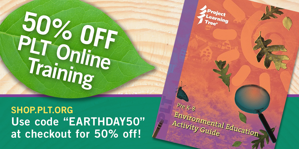 We're committed to supporting educators in their transition to remote instruction amid #socialdistancing school closures by offering 50% off all online trainings with e-curriculum for educators. Save 50% before April 30th with code 'EARTHDAY50' at shop.plt.org