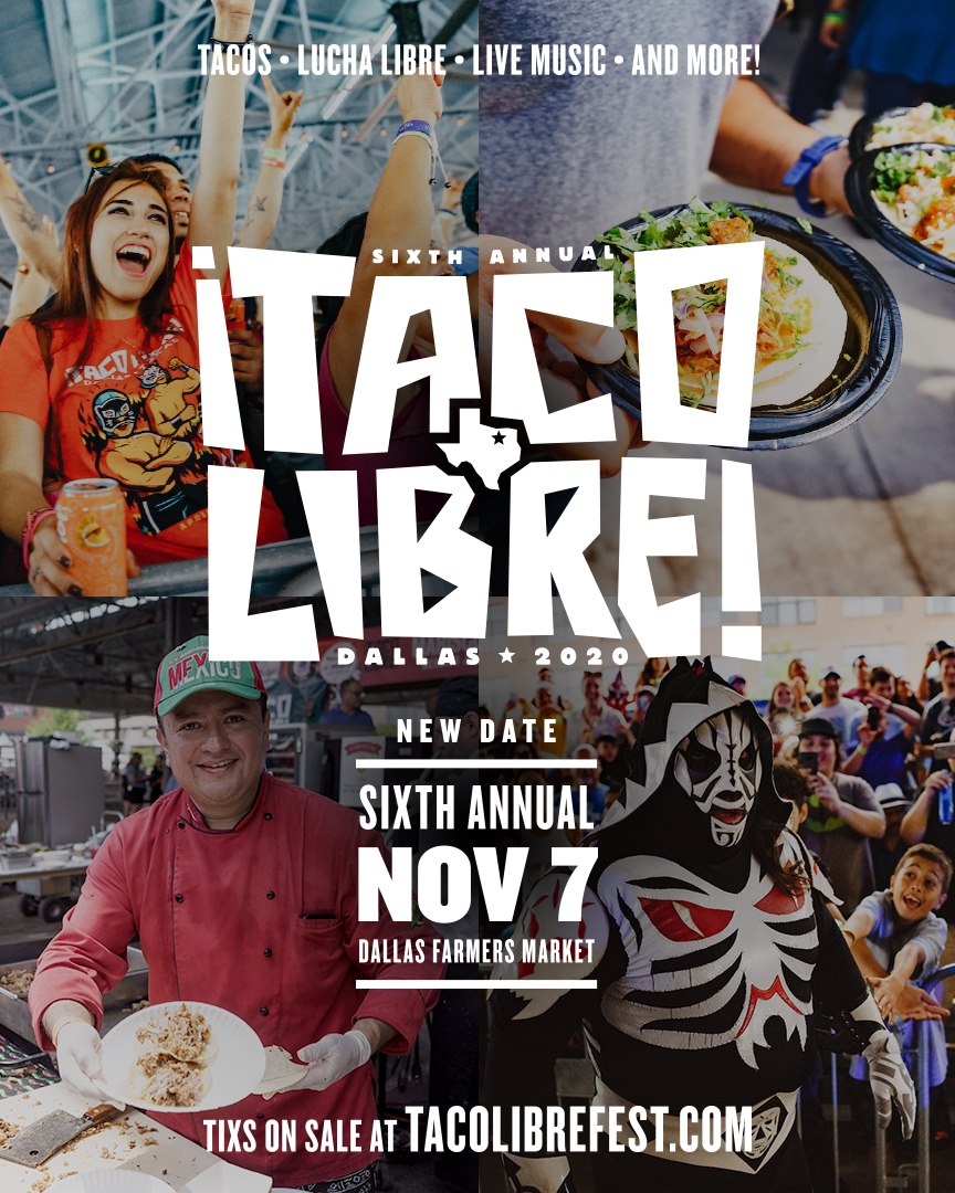 Tacos still taste good in Nov right? In case you didnt see the date change yet, we hope to see you NOV 7 <a href="/DallasFarmer/">Dallas Farmers Market</a>