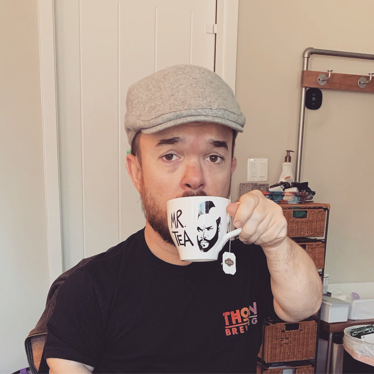 funnybrad's tweet photo. I take my tea with one cream, two sugars, and no fools https://t.co/kHJYKcADle