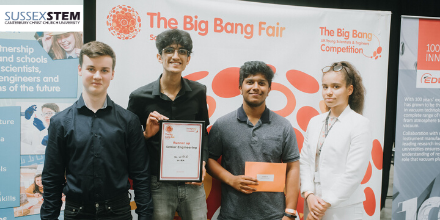 A massive congratulations to the students of <a href="/StWilfridSchool/">St Wilfrid's School</a> who won the national #BigBangCompetition Youth Industrial Strategy Competition Senior Award with their project M.I.R.A
We are so incredibly proud, well done!
<a href="/stem4sussex/">Sussex STEM</a> 
#STEM #Sussex #TheSTEMGeneration #STEMfair