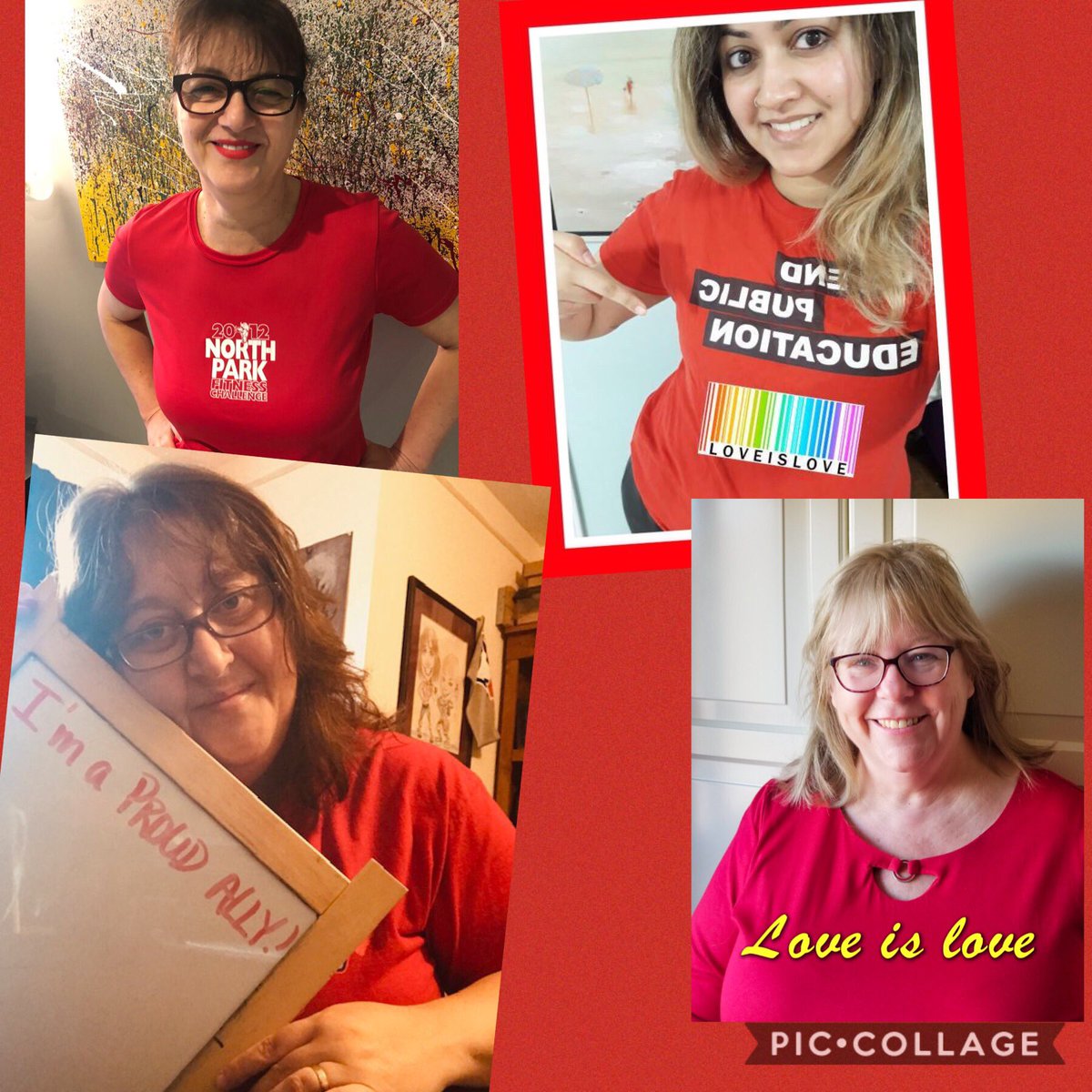 No amount of social distancing will keep us from showing you our support. ❤️🧡💛💚💙💜 #prideweek <a href="/GLOWnpss/">GLOW at North Park</a> <a href="/NorthParkSSca/">North Park Secondary</a> <a href="/PeelSchools/">Peel District School Board</a> <a href="/Parkinson_teach/">L Parkinson</a>