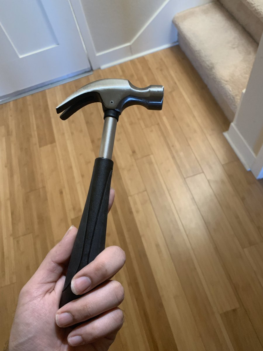 tamoorh's tweet image. Everyone hates April Fools now, which means it’s finally time for #AprilTools to shine. This hammer has helped me build a lot of furniture over the isolation period. Look at it, sick as f**k. Little hammery legend.