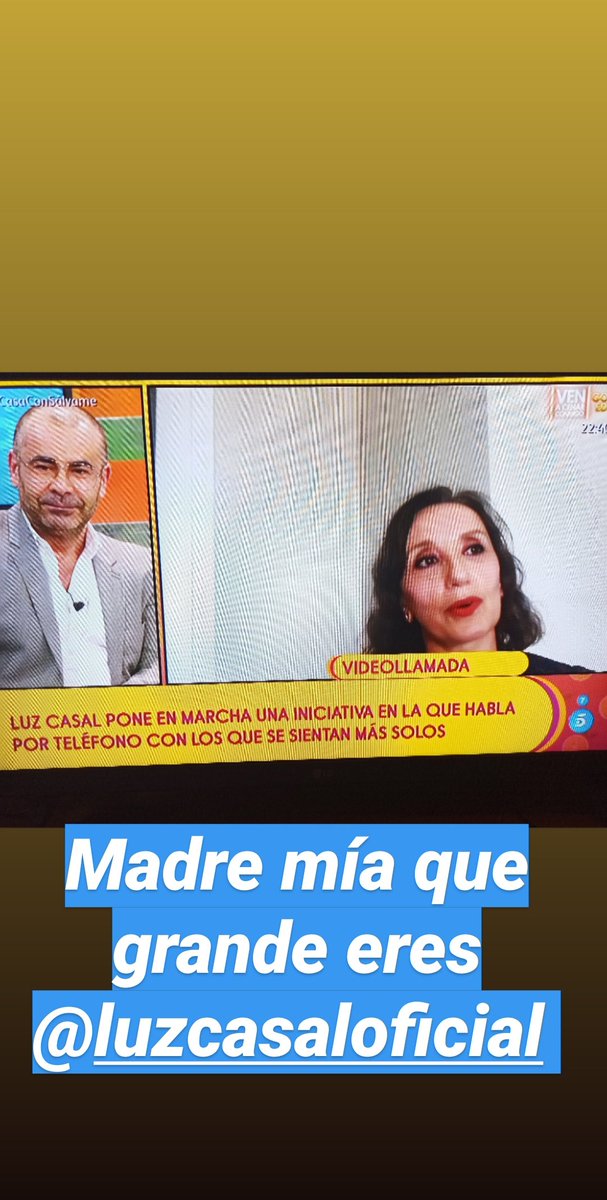 nuryactriz's tweet photo. Muy muy bonita eres @LuzCasalOficial que grande eres https://t.co/aP8FjeOkUR