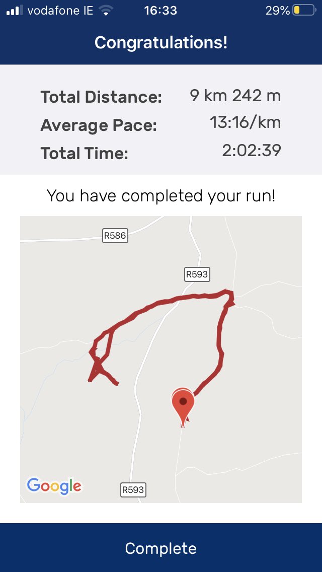 stella43854781's tweet photo. Day 1 and we got a bit carried away ๐ we are lucky in that we have lots of country walks within a 2km radius of our house so no rules were broken and the animals dogs were exercised #breakthrocancer #theracethatnearlywasnt https://t.co/uNiTemneZE
