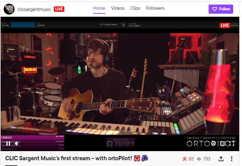 YLvsCancer's tweet image. A massive THANK YOU to the amazingly talented @ortoPilot! His incredible two hour stream had us all boogying and raised a mindblowing £500 to support our fight for #YoungLivesvsCancer 🙌Remember to join our music programme streams on Wednesdays from 2pm at bit.ly/3aB2FJG