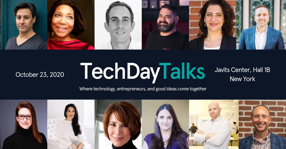 TechDayHQ's tweet image. Attending #TechDay? Don’t forget to register for a #TechDayTalks pass! These 15-minute sessions focus on #industry hot topics such as #diversity, #blockchain and #cryptocurrency, ethics in #AI, and more! Register for a pass here: ow.ly/Apms50z2aW2
