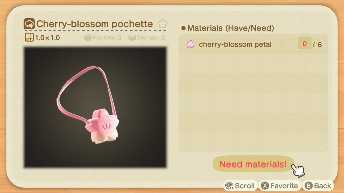 i’m ready to dedicate myself to becoming a cherry-blossom pochette dealer. who wants one?   #ACNH    #AnimalCrossingNewHorizions