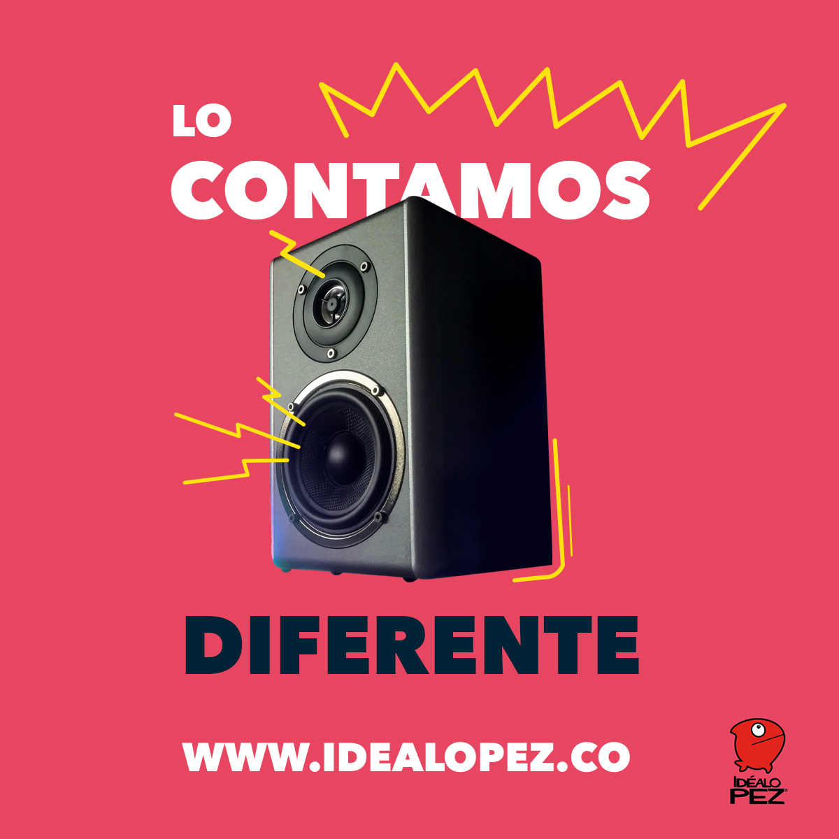 Idealopez's tweet photo. Trabajamos para que tu marca se sienta, vea y perciba tal y  como es   ¡Con una comunicación diferente y disruptiva!  
https://t.co/vBA43Ewfzn La agencia de las ideas #EmprendedoresEnAccion https://t.co/KEbd6UJqPS