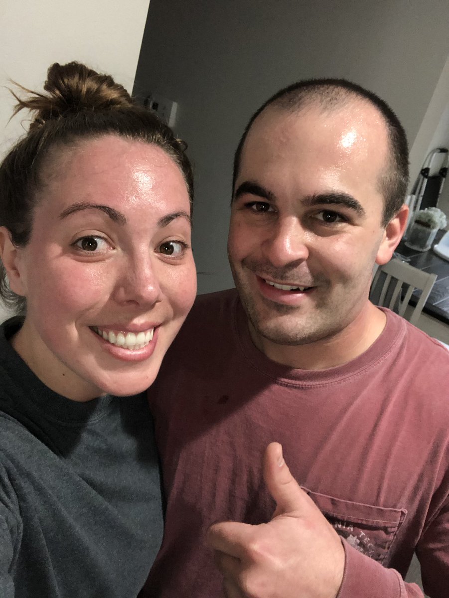 Mrs_AEllis's tweet photo. Completed my first @TeacherFit19 workout! Had my husband join me to push me even harder 💪 #teacherfit https://t.co/2hqxK6g0nc