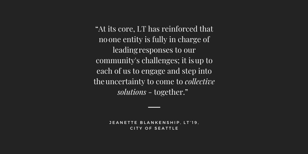 lt_sea's tweet photo. Apps for LT'21 are due in 1 week! In these unprecedented times, we have unprecedented opportunities. An opportunity to reset and create better systems. Be a part of a leadership program where together we find ways to address challenges &amp; inequities.  https://t.co/EodWeUzRlb https://t.co/HpF9123Rrk