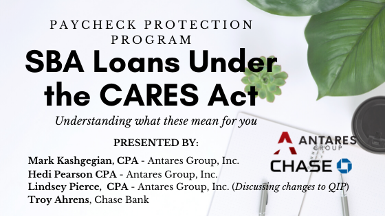 MassRestaurants's tweet photo. Important Webinar tomorrow, April 2nd at 3pm regarding SBA loans. Pay Check Protection Program - SBA Loans Under the CARES Act, hosted by our member Antares Group Inc. Register here: https://t.co/N4bp8rgHgm https://t.co/EOx0Yfal2N