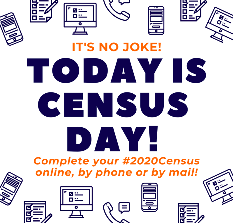 Happy National #CensusDay! It's officially here! Let's make Chatham count! Complete your #2020Census questionnaire online at my2020census.gov or by phone at 844-330-2020. The more counted, the more money for education. #ChathamCounts #TodosContamos #EveryoneCounts