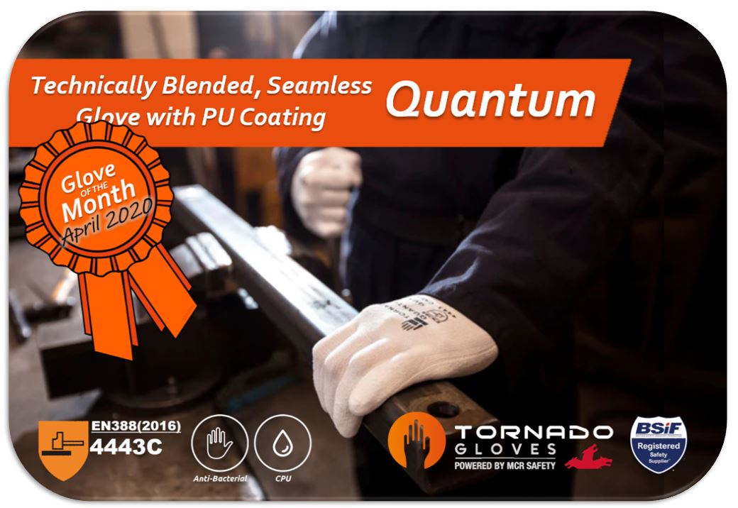 tornadogloves's tweet photo. Quantum is our 'Glove of the Month' for April - find out more about it's protective properties...
 https://t.co/uAqpLotuip
#work #safety #glove #Workforce #SafetyFirst #SafetyForAll #safetyinyourhand #manufacturing https://t.co/SzZBF4JxCI