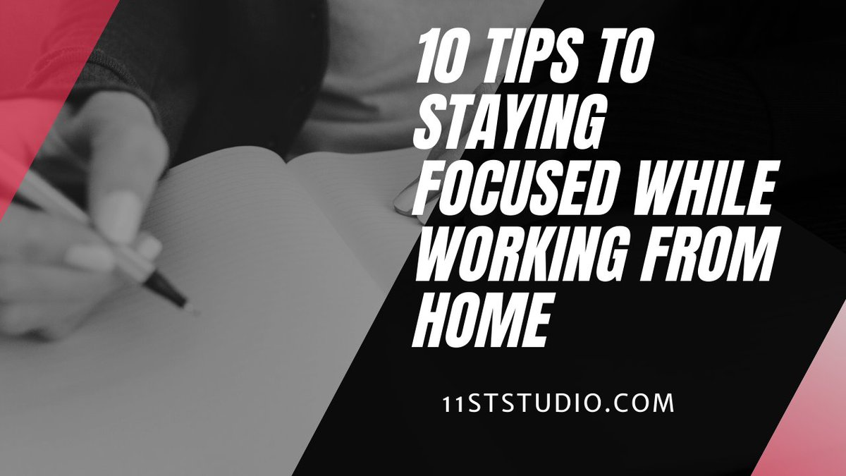 11StStudio's tweet image. 10 tips to make the most of your workday while you're clocking in remotely to work from home. #stayathome #wfh #workfromhome youtu.be/THYCBSlWo2E