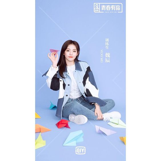 Stage Name : Vicky WeiBirth Name : Wei Chen (魏辰)Birthday : June 15, 2000Height : 162 cmWeight : 47 kg Company : Shining Star Ent. #YouthWithYou  #VickyWei  #WeiChen