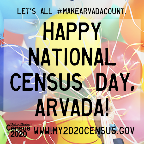 cityofarvada's tweet photo. Once every 10 years, you have a chance to make a difference in our community.  It's the 2020 Census, and you can take it today! #2020Census #MakeArvadaCount #JeffcoCounts https://t.co/84lQPW41hR
