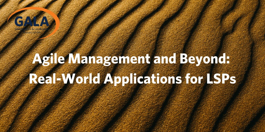GALA_Global's tweet image. It's not too late to register for tomorrow's webinar "Agile Management and Beyond: Real-World Applications for LSPs" with Paula Ferrari from @goglobalsrl. bit.ly/3ay8TtU #GALAWebinars #agileloc #agilelocalization