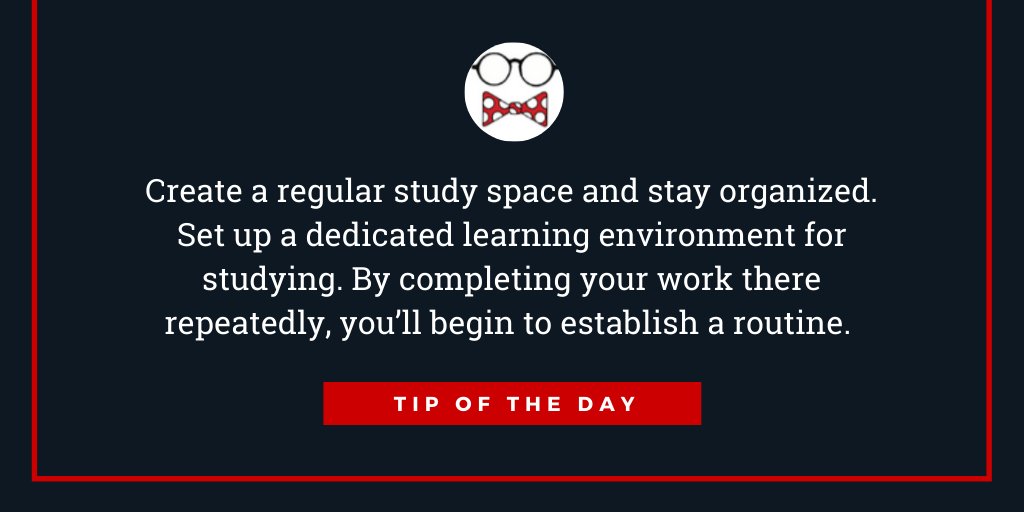 CCDERC_SA's tweet photo. Hi everyone! Here is another tip on how best to study and work from home. #TipOfTheDay @BU_CCD https://t.co/TcdTBhHXh6