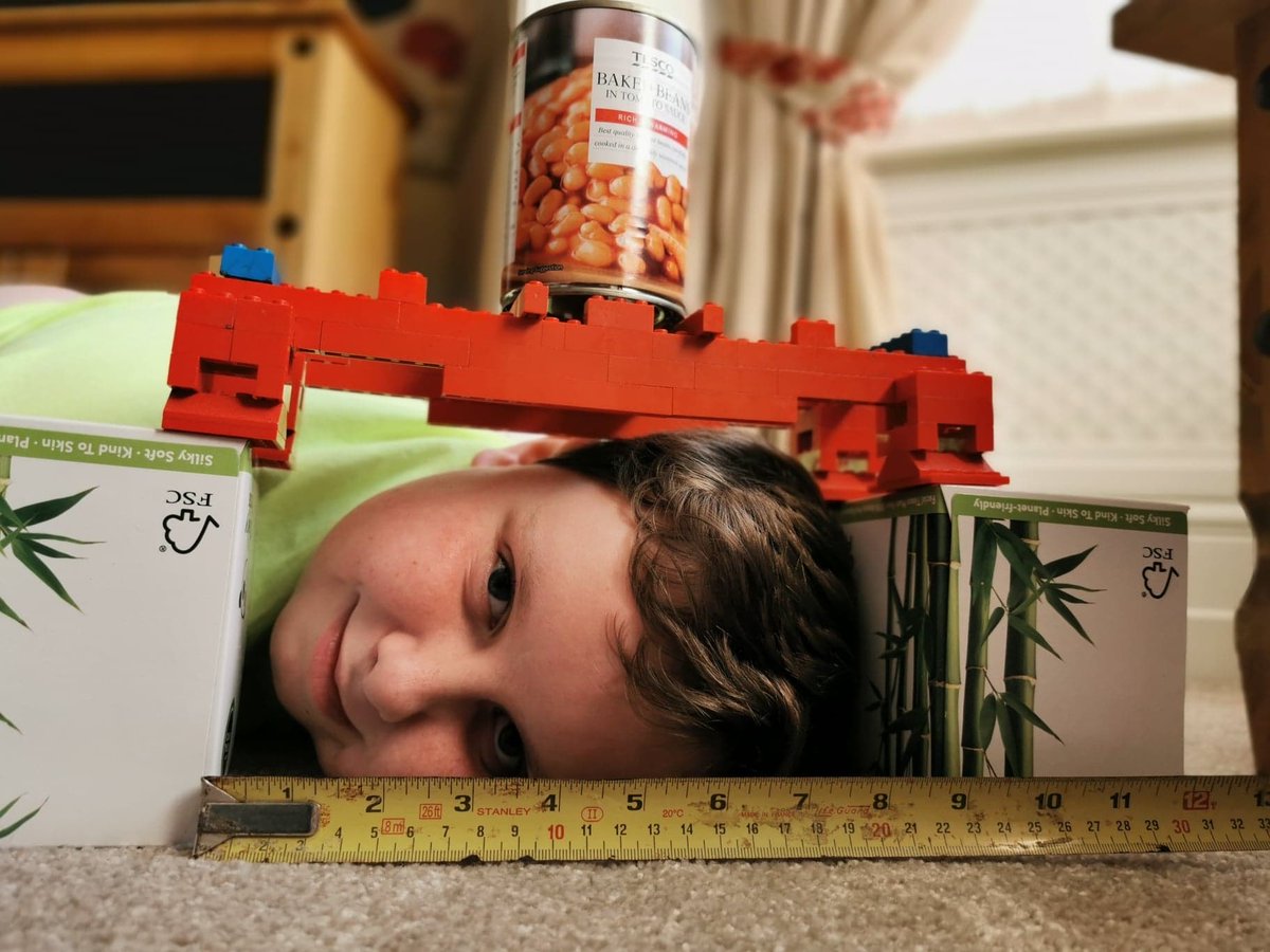 AlunGriffiths_'s tweet photo. One of our Apprentice Site Engineers, Carl Vale, has been busy helping his brother Cai throughout his #BridgeBuildingChallenge design and build process.
Well done Cai, looks amazing!!! Can we challenge anymore pupils from @starchsch? #BridgeItOn https://t.co/MoJXOPVj7u