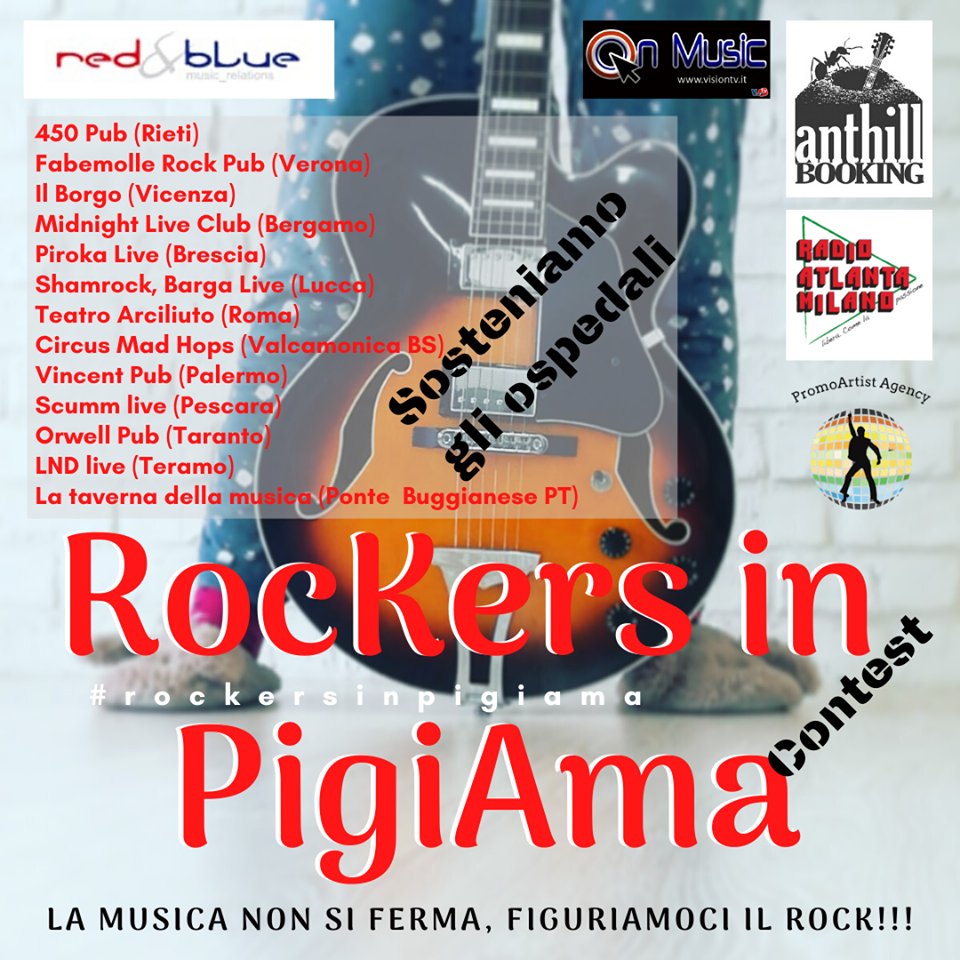 Rockers in pigiama contest, musica per aiutare gli ospedali arciliutopress.com/2020/04/01/roc…
