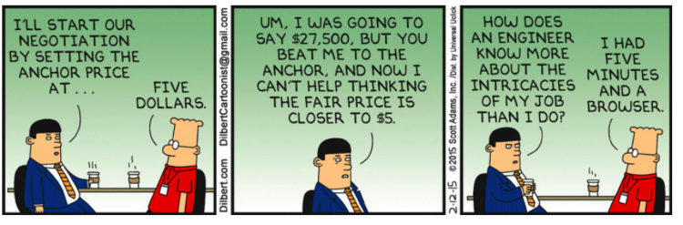 CyrineTriki's tweet photo. quick way to understand anchoring effect in negotiations! #NMKTRCH #MKTINGNEURO @lets_NEUROmkt https://t.co/0TLUNa0oCE