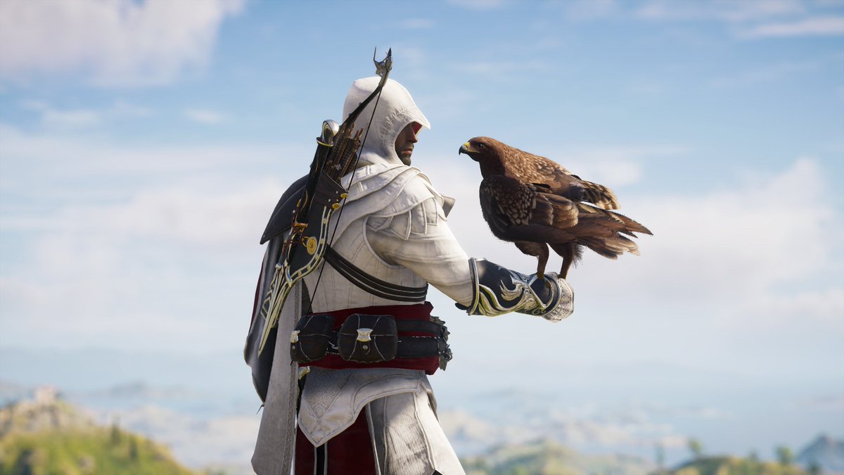 Satire Bar ikke noget Ubisoft on Twitter: "Ezio's outfit looking 🔥 📸 Show us shots of your  favorite styles in @AssassinsCreed Odyssey 👇 https://t.co/0sNehsl32X" /  Twitter