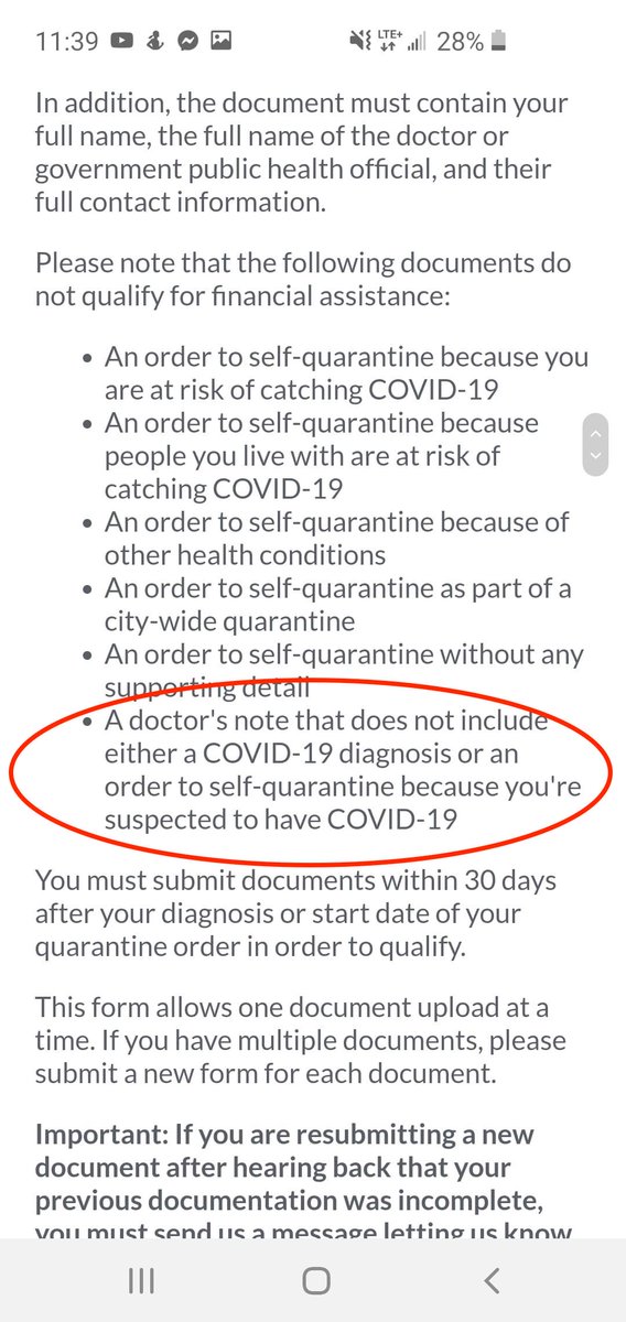 H. obtained a doctor's note on March 16, advising that he has Covid symptoms and should quarantine. He submitted it to both Uber and Lyft because he works for both. Here is Uber's criteria, which his note(s) clearly meet.