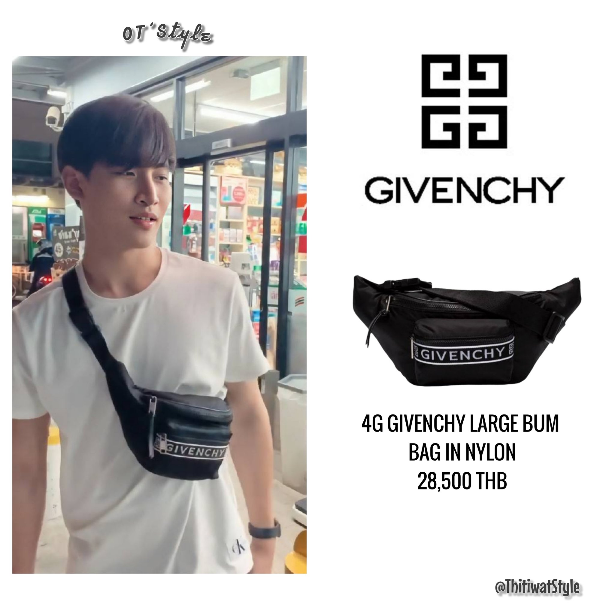 givenchy 4g bum bag in nylon