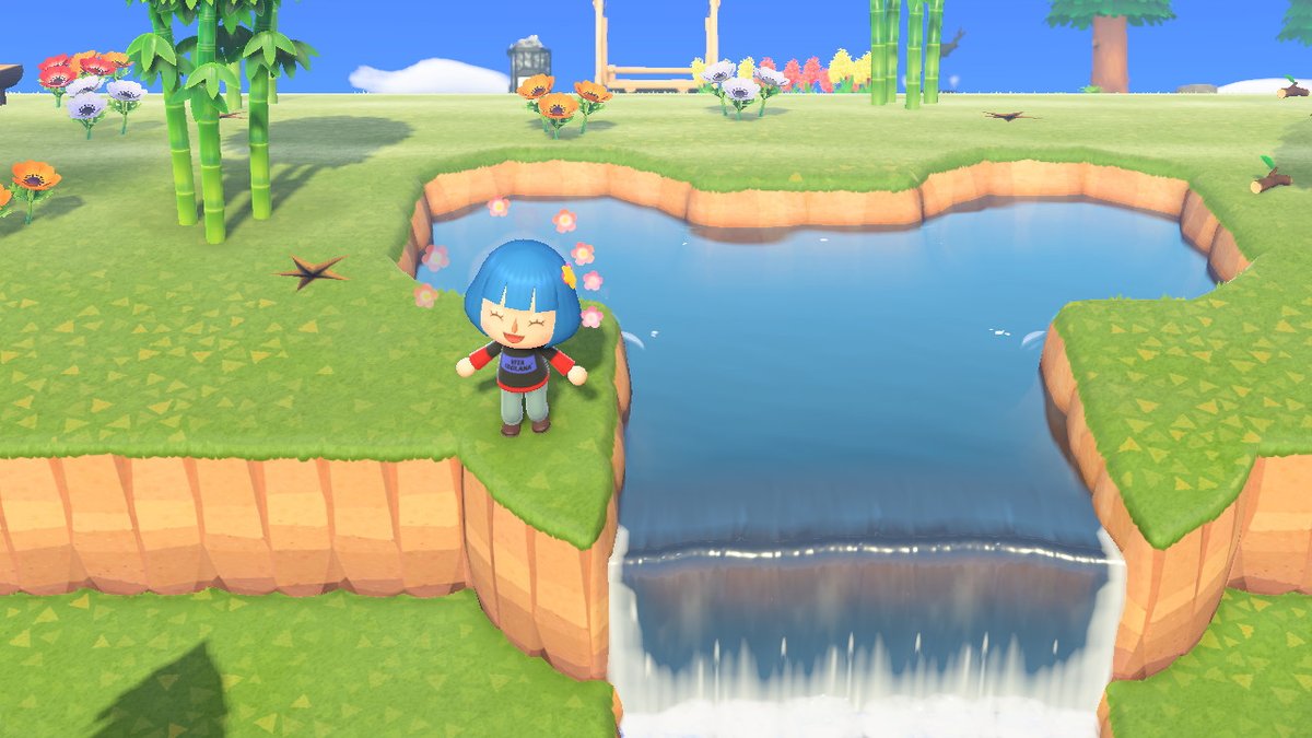 _sstreets's tweet photo. what if we kissed at the dick waterfall#AnimalCrossing #ACNH #NintendoSwitch https://t.co/mqunHcrLGo