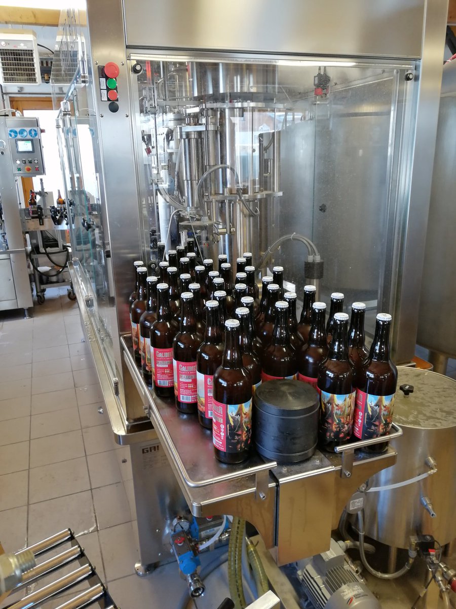 Don't know how many Galibier drinkers have noticed as of late, but we've stopped filtering all of our beers a few months ago, and just recently the filter we were using was sent back to its rightful owners.