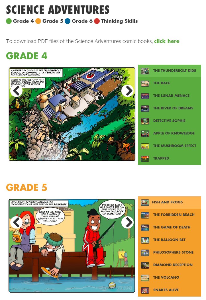 DBE_SA's tweet photo. Parents, how was Day 2 of #Learningathome? How about starting tomorrow's session with an adventurous treat for your kids (and yourself)? Download Thunderbolt Kids Science Adventure Comics for Grades 4-6: https://t.co/9aEXiubXQQ

#LockdownSA #DBETipsForParents #StayHomeSA https://t.co/VC4AXkLsX2