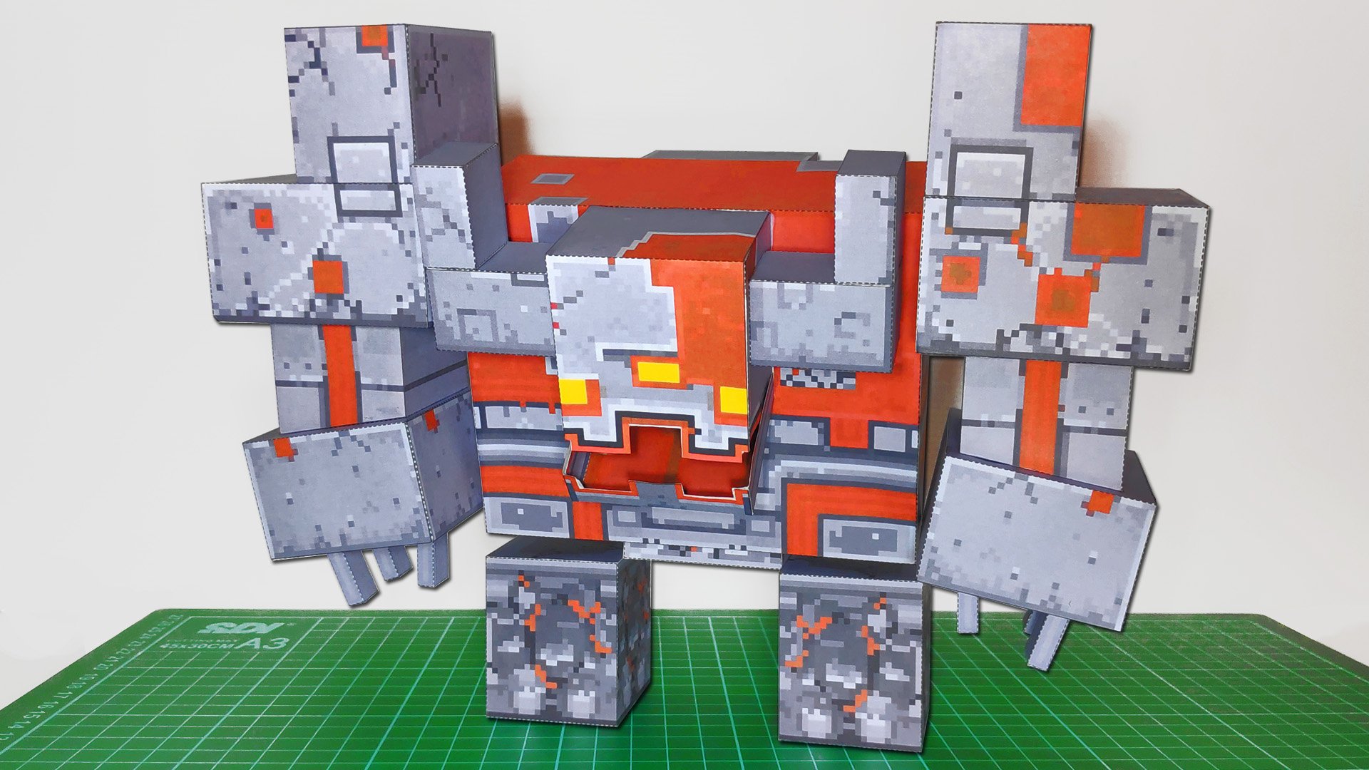 Minecraft Papercraft Iron Golem