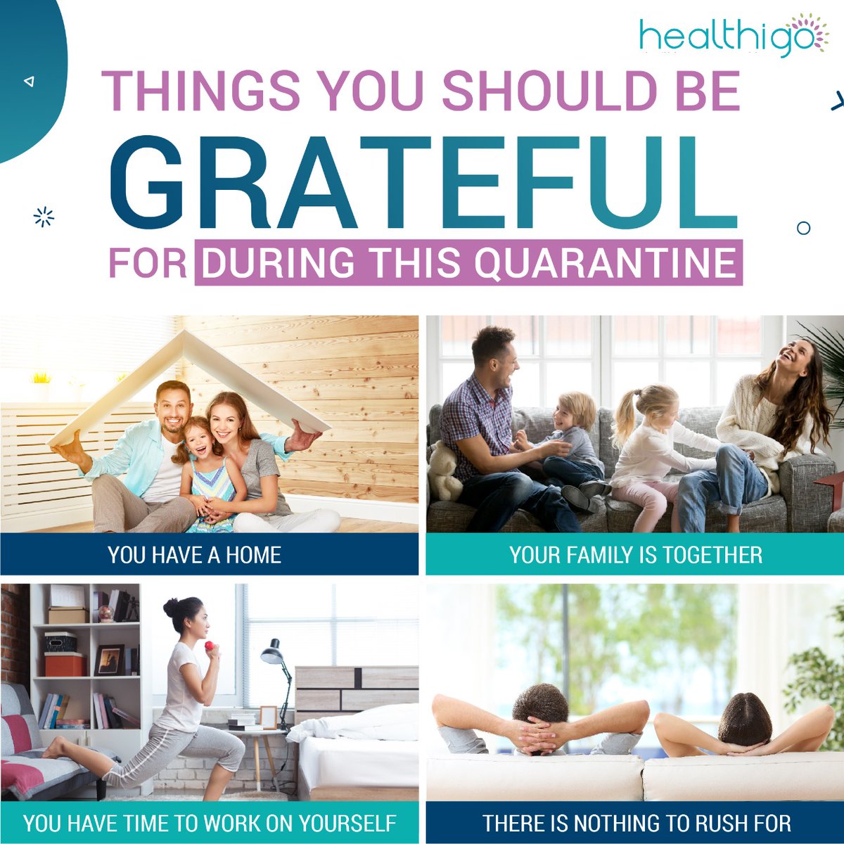 healthigo's tweet image. Check this list of things you should be grateful for!

You are not stuck at home, you are safe at home.

Stay tuned to Healthigo  &amp;amp; stay Healthy and active!

#Healthigo #CoronaVirus #NovelCoronavirus #COVID19 #Pandemic #StayHome #StaySafe #UAEfightsCOVID19 #ImmuneSystem