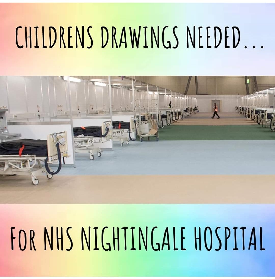 Mrs Ward (@mrs_k_ward) on Twitter photo There's lots of posts about pictures for the new nightingale hospital being set up at the NEC. If you would like to take part I've included the postal address. All pictures should be addressed to âRainbows for Nightingaleâ.Thank you đ <a href="/SportAtClifton/">Mr Lamprey</a> <a href="/CliftonPrim/">CliftonPrimary</a> @mrs_eggerton There's lots of posts about pictures for the new nightingale hospital being set up at the NEC. If you would like to take part I've included the postal address. All pictures should be addressed to âRainbows for Nightingaleâ.Thank you đ <a href="/SportAtClifton/">Mr Lamprey</a> <a href="/CliftonPrim/">CliftonPrimary</a> @mrs_eggerton