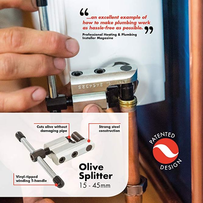 HIPMagazine's tweet photo. The @dickie_dyer Olive Splitter is taking the plumbing world by storm thanks to its ability to remove olives without damaging pipework! Adjustable, compact and complete with a 3 year guarantee, it’s a winner!  

Check it out here - https://t.co/bNgUqoWrNp

#ad https://t.co/UJCWqKqxCA