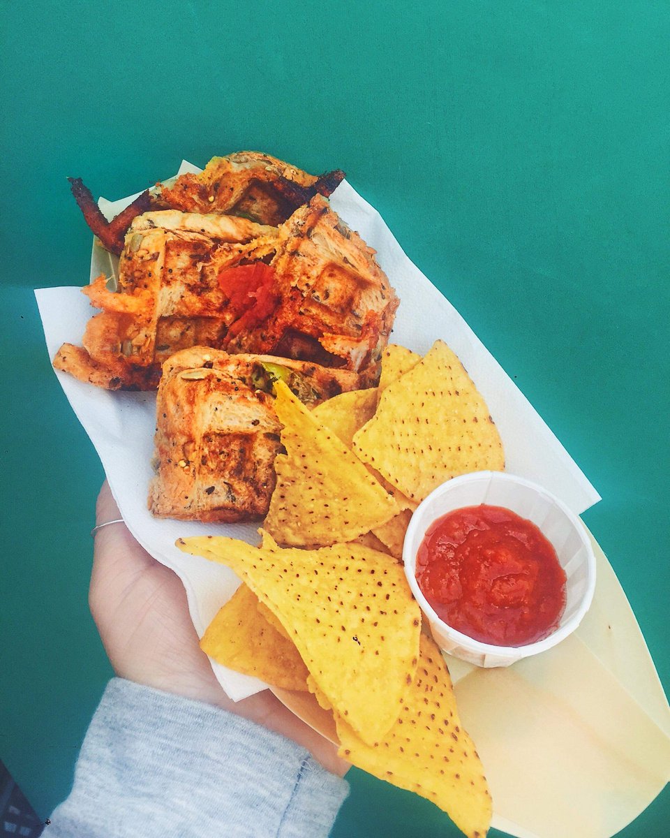 Spanish bocadillo waffle 💃#sheffieldissuper #icarusandapollo