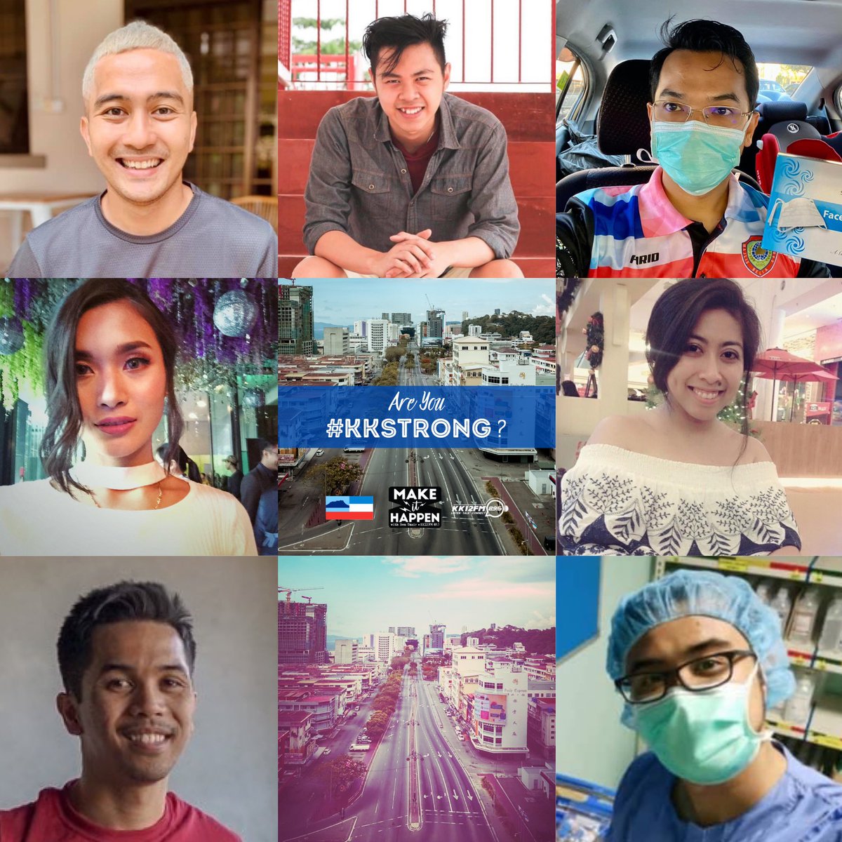 kk12fm's tweet photo. WE ARE #KKSTRONG, a 5-episode radio broadcast featuring the stories of 35 Sabahans from various backgrounds as they endure the MCO in our nation. To tune in Tuesday 11AM via 89.5 for the 1st episode! https://t.co/aLoyoD6o8n