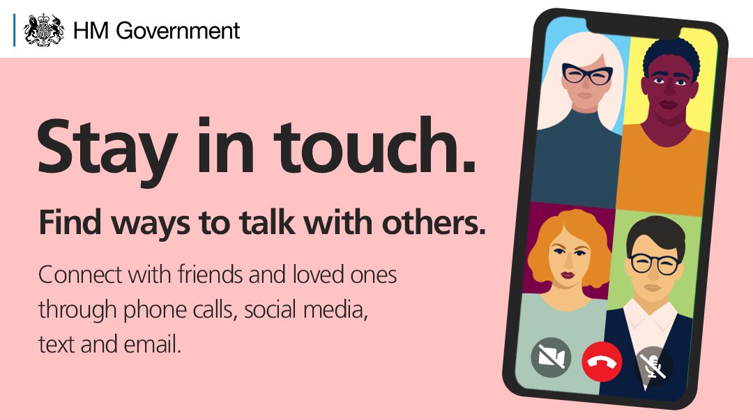 Stay at home, but stay in touch.

#StayHomeSaveLives
