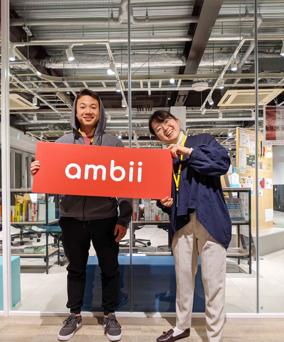 ambii_official's tweet photo. 今日は、Ambiiに新入社員が2人入りました！
カイとあられです！

これからより加速して行きますので、よろしくお願いします...! https://t.co/LdVV1e3GU0