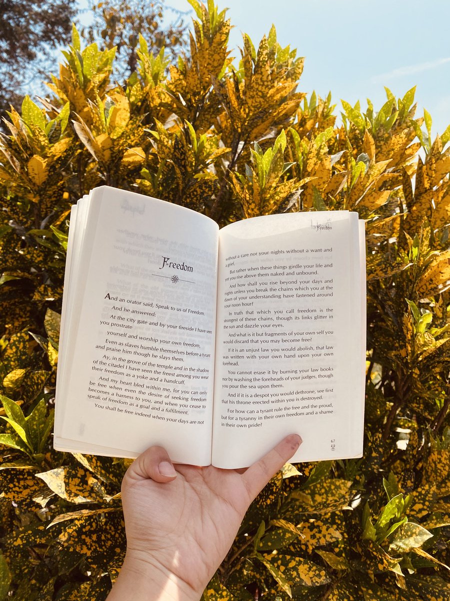_kabya's tweet photo. The timeless in you is aware of life’s timelessness. And knows that yesterday is but today’s memory and tomorrow is today’s dream.
BOOK: KHALIL GIBRAN
#khalilgibranquotes #theprophetcollection #khalilgibrantheprophet #books #StayAtHome #ReadInstead #BooksConnectUs https://t.co/kgv3f45ox4